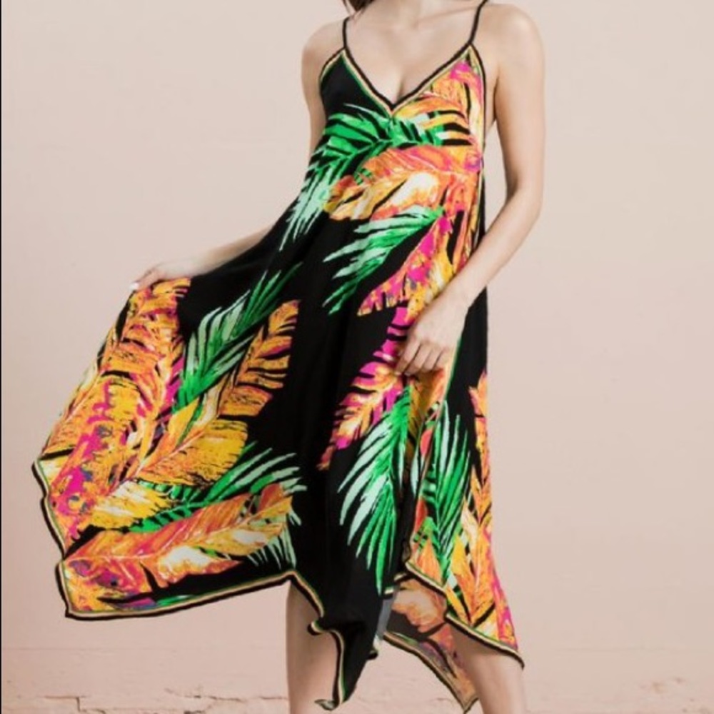 🏝 Tropical Maxi Midi Summer Dress (A) - Picture 4 of 8
